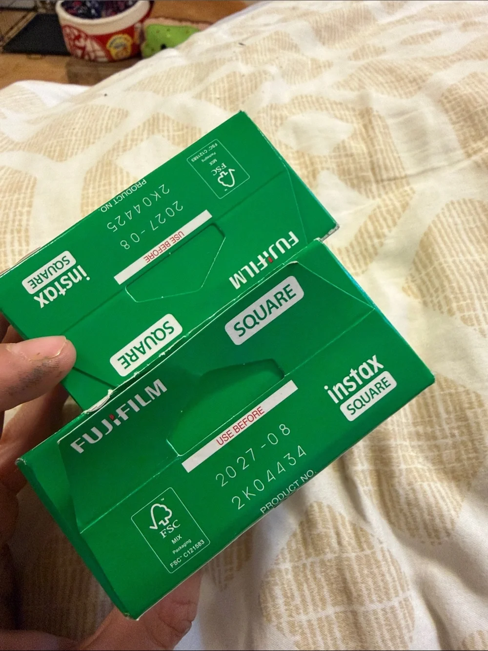 Fujifilm Instax Square Instant Film - White & Green Packaging (2 Packs)